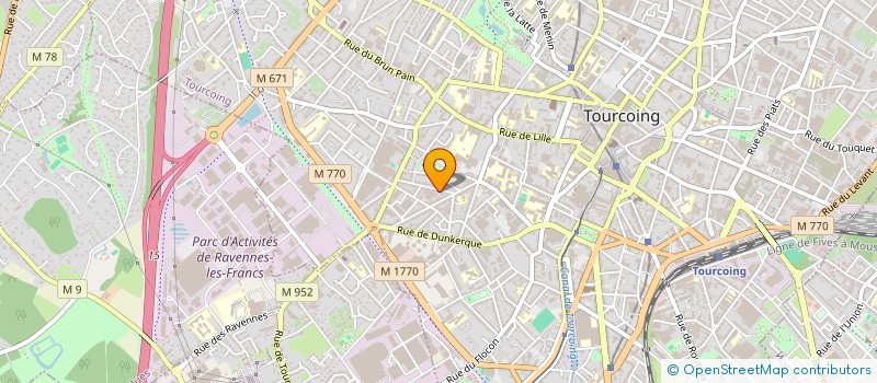 localisation de l'entreprise FIDELEC  TOURCOING