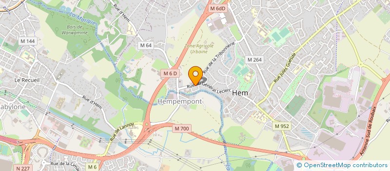 localisation de l'entreprise FIDELFIN  HEM