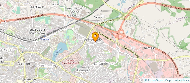 localisation de l'entreprise FIDELI GOLFE à VANNES