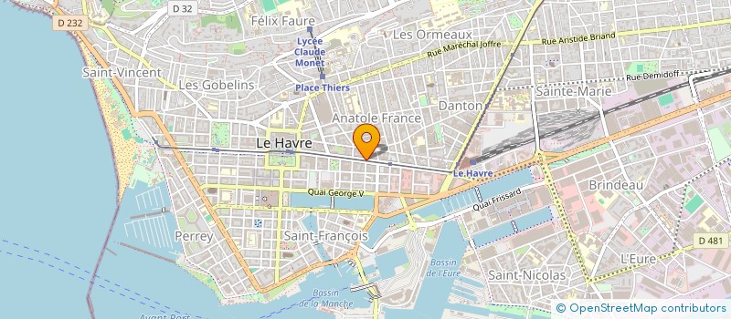 localisation de l'entreprise FIDELIO à LE HAVRE