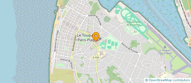 localisation de l'entreprise FIDELIS COTE D'OPALE à LE TOUQUET-PARIS-PLAGE