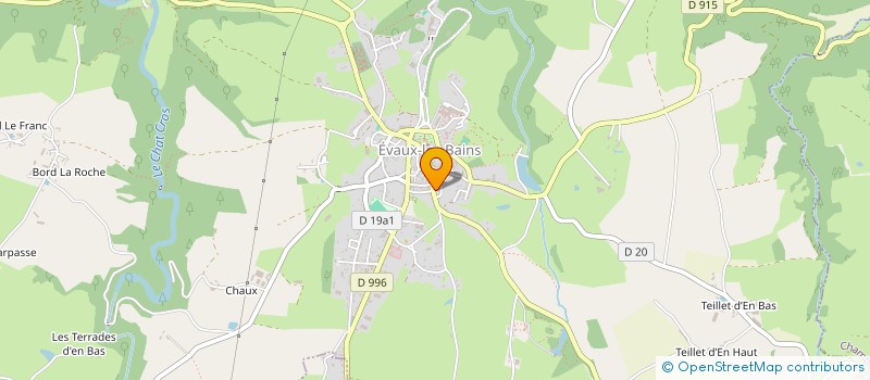 localisation de l'entreprise FIDELIS FRANCE à EVAUX-LES-BAINS