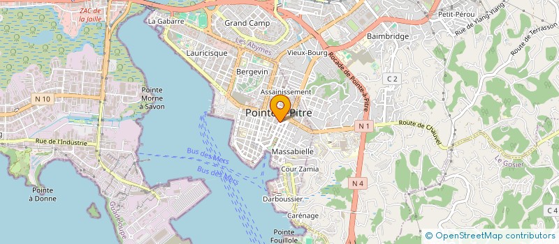 localisation de l'entreprise FIDELIS GESTION à LES ABYMES
