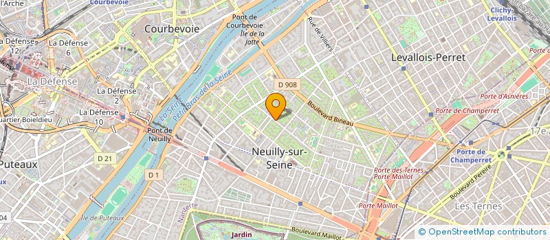 localisation de l'entreprise FIDELISMA à NEUILLY-SUR-SEINE