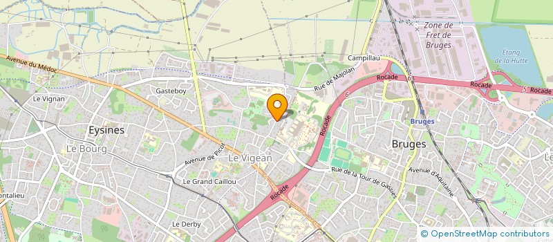 localisation de l'entreprise FIDELITE  EYSINES