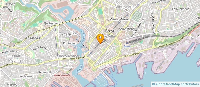 localisation de l'entreprise FIDELITE JAURES à BREST