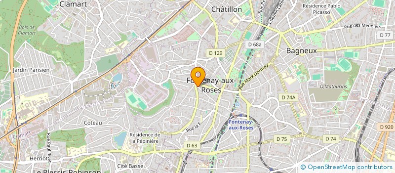 localisation de l'entreprise FIDELITY INTERNATIONAL  FONTENAY-AUX-ROSES
