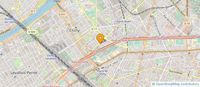 localisation de l'entreprise FIDELIUM à CLICHY