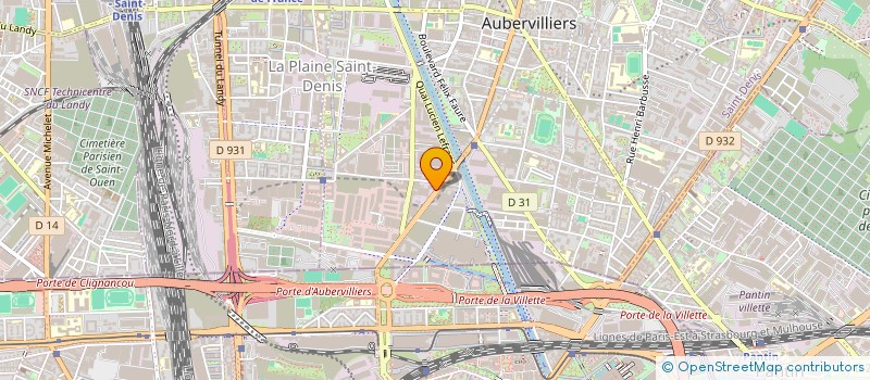 localisation de l'entreprise FIDELLIMPORT à AUBERVILLIERS