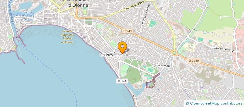 localisation de l'entreprise FIDELOIE à LES SABLES D'OLONNE