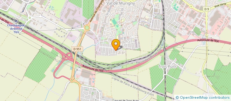 localisation de l'entreprise FIDELTY  REIMS