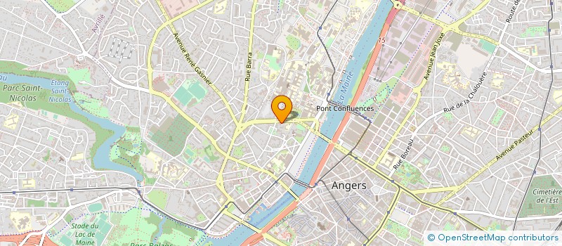 localisation de l'entreprise FIDELYS PROPRETE ANJOU à ANGERS