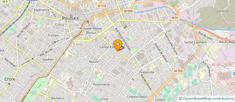 localisation de l'entreprise FIDEM  HEM