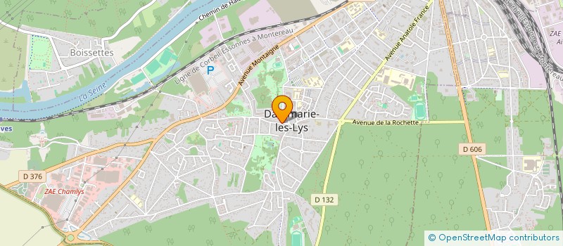 localisation de l'entreprise FIDEM CONSTRUCTION à DAMMARIE-LES-LYS
