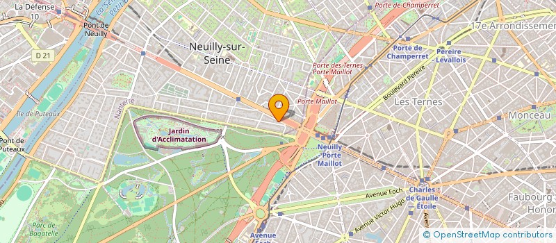 localisation de l'entreprise FIDEMOS à NEUILLY-SUR-SEINE