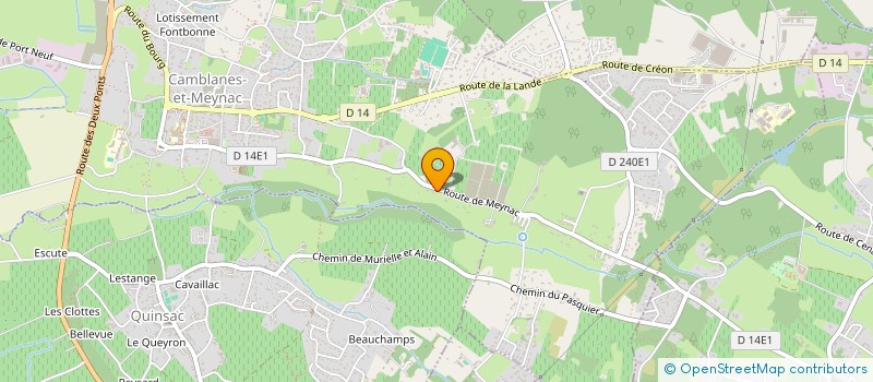 localisation de l'entreprise FIDENCIA  CAMBLANES-ET-MEYNAC