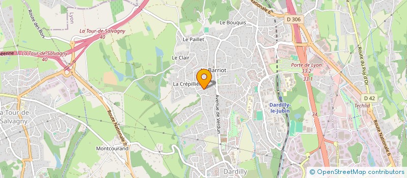 localisation de l'entreprise FIDEOJOY  DARDILLY