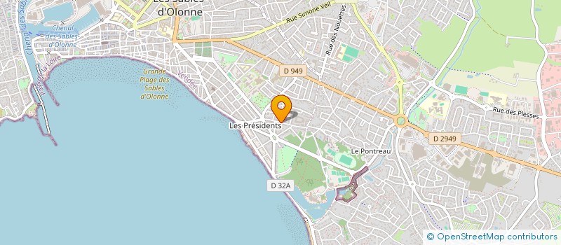 localisation de l'entreprise FIDEPIERRE à LES SABLES D'OLONNE