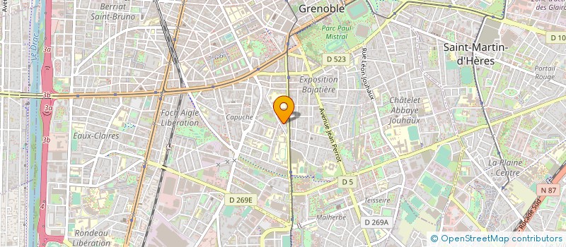 localisation de l'entreprise FIDERIM GRENOBLE à GRENOBLE