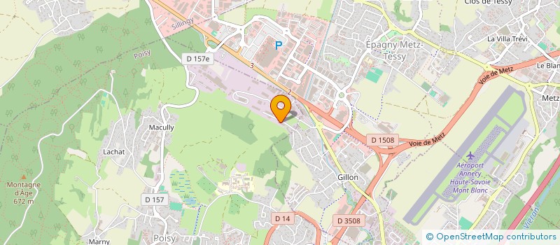 localisation de l'entreprise FIDERIM RUMILLY  POISY