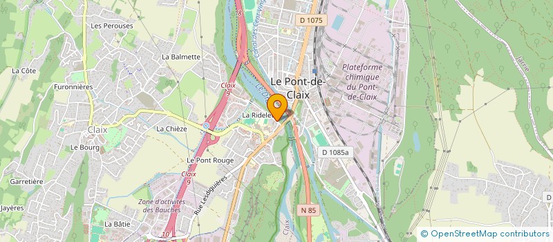 localisation de l'entreprise FIDEROS  CLAIX