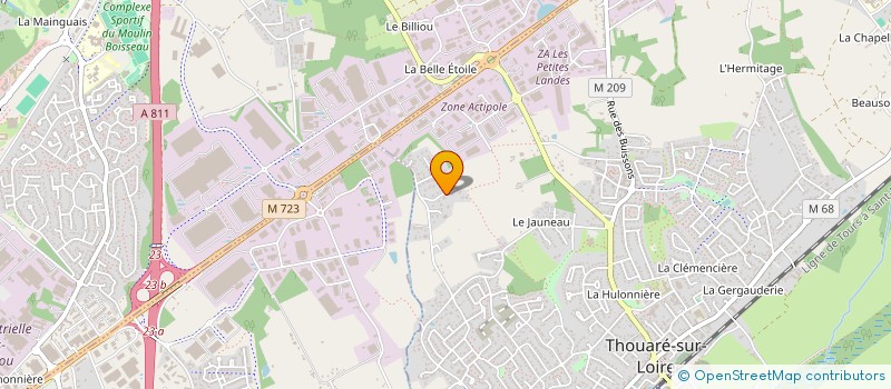 localisation de l'entreprise FIDES à CARQUEFOU