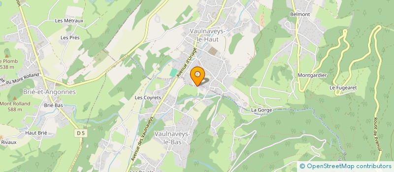 localisation de l'entreprise FIDES PATRIMOINE à VAULNAVEYS-LE-HAUT