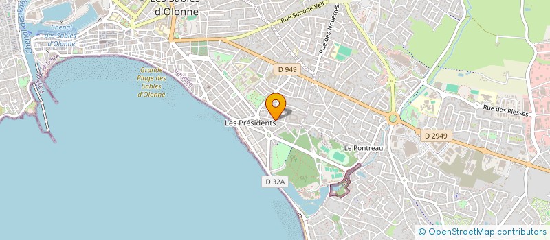 localisation de l'entreprise FIDESA à LES SABLES D'OLONNE