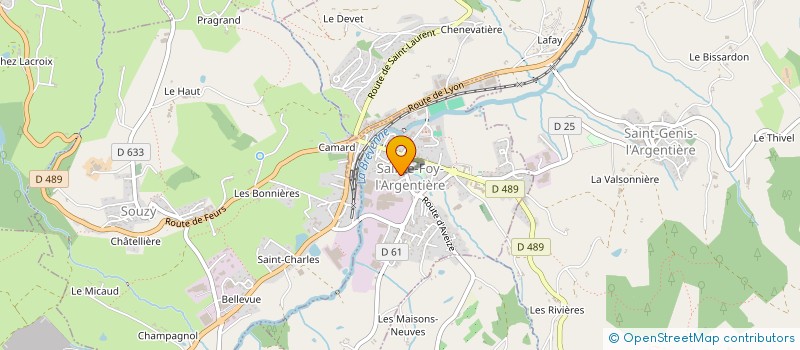 localisation de l'entreprise FIDESIA AVOCATS  SAINTE-FOY-L'ARGENTIERE