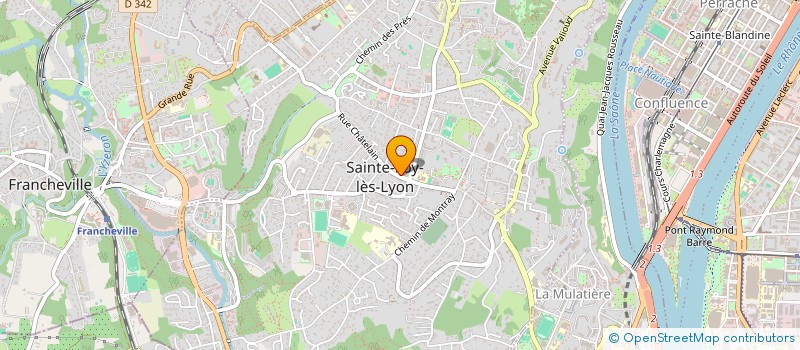 localisation de l'entreprise FIDESIENNE VOLLEY BALL à SAINTE-FOY-LES-LYON