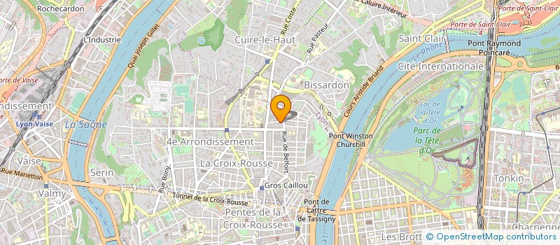 localisation de l'entreprise FIDESIN à LYON