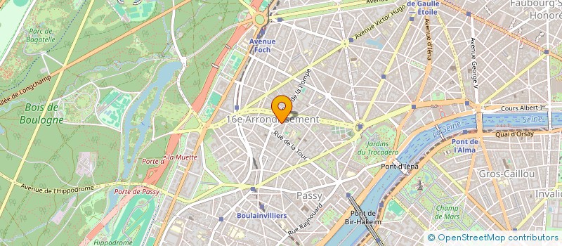 localisation de l'entreprise FIDESLEG  PARIS