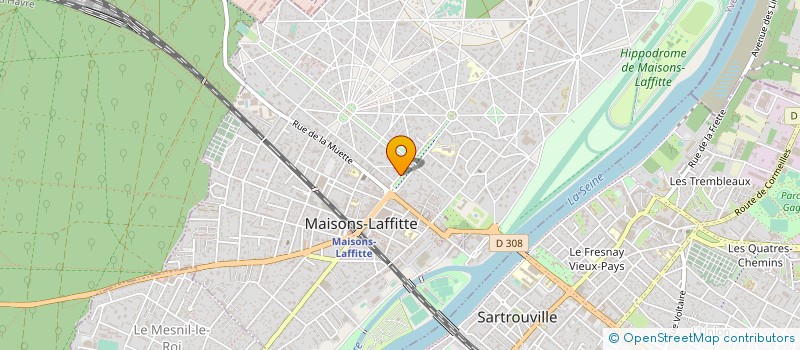 localisation de l'entreprise FIDEST HOLDING à MAISONS-LAFFITTE