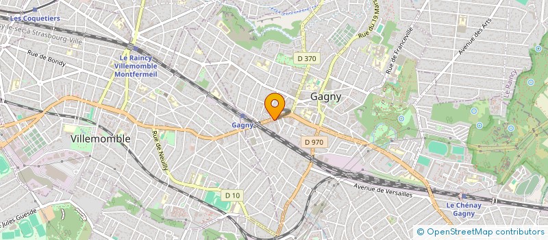 localisation de l'entreprise FIDEVEX  GAGNY