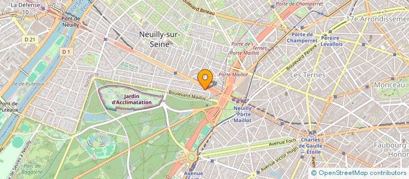 localisation de l'entreprise FIDEXIOM CAPITAL à NEUILLY-SUR-SEINE