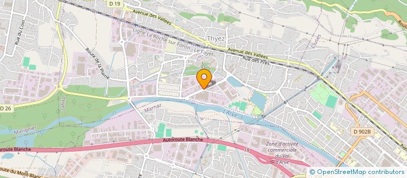 localisation de l'entreprise FIDEXPERT AUDIT  THYEZ