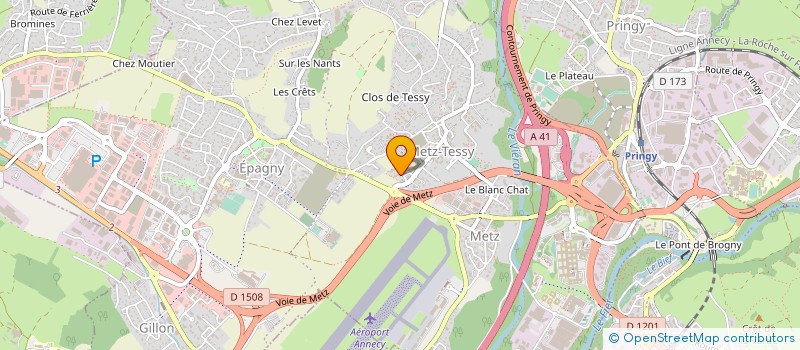 localisation de l'entreprise FIDEXPOP à ANNECY