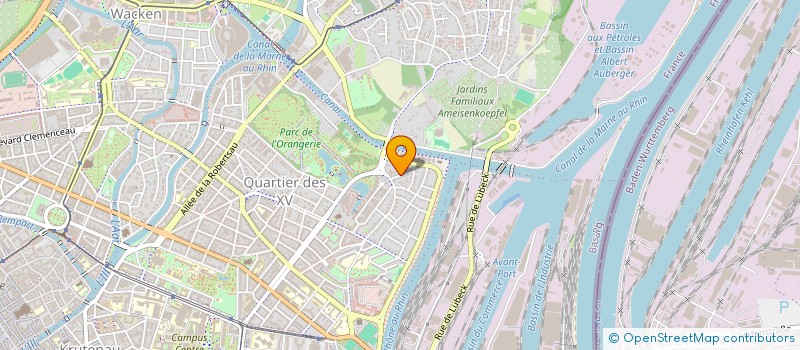 localisation de l'entreprise FIDIA CONCEPT (FISCALITE DIRECTE LOCALE ET DIAGNOSTIQUES) à STRASBOURG