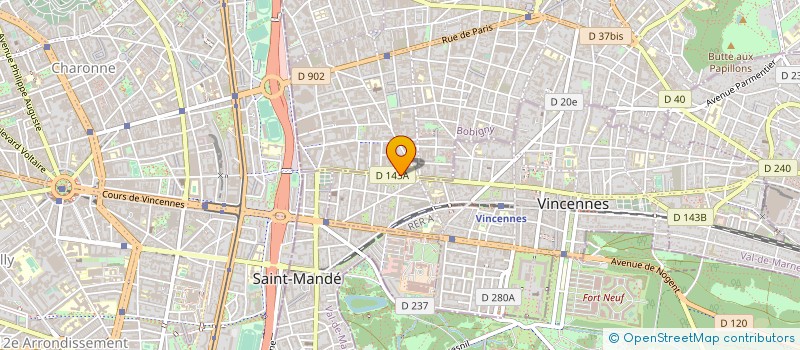localisation de l'entreprise FIDICI à MONTREUIL