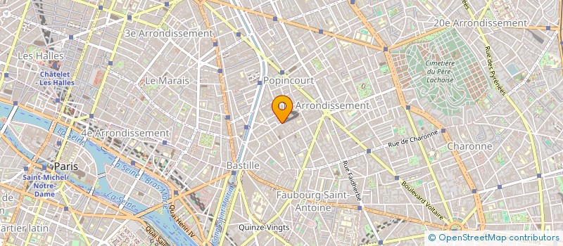 localisation de l'entreprise FIDICOOP  PARIS