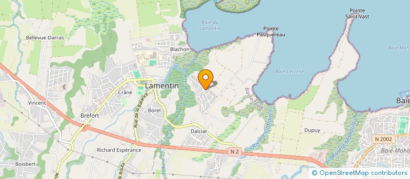 localisation de l'entreprise FIDIMPRO à BAIE-MAHAULT