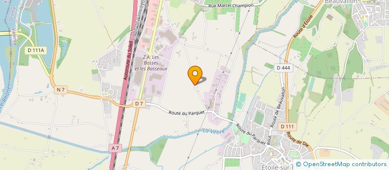 localisation de l'entreprise FIDIS  ETOILE-SUR-RHONE