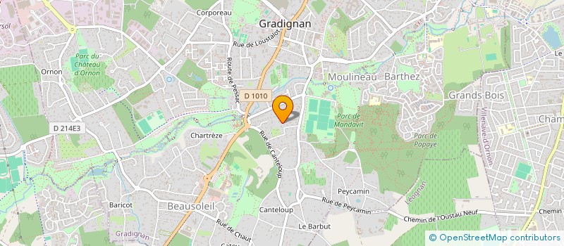 localisation de l'entreprise FIDIS ET SUAVIS à GRADIGNAN