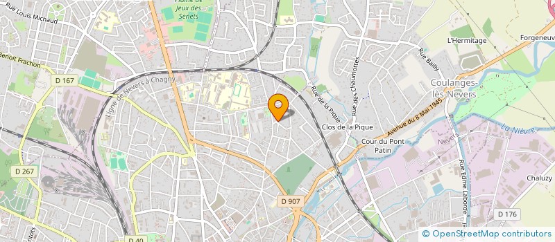 localisation de l'entreprise FIDJI à NEVERS