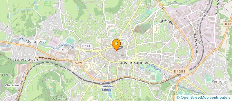 localisation de l'entreprise FIDJI à LONS-LE-SAUNIER
