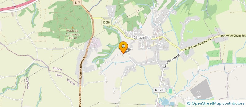 localisation de l'entreprise FIDJI  CHUZELLES