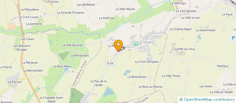 localisation de l'entreprise FIDJI  LE CROUAIS