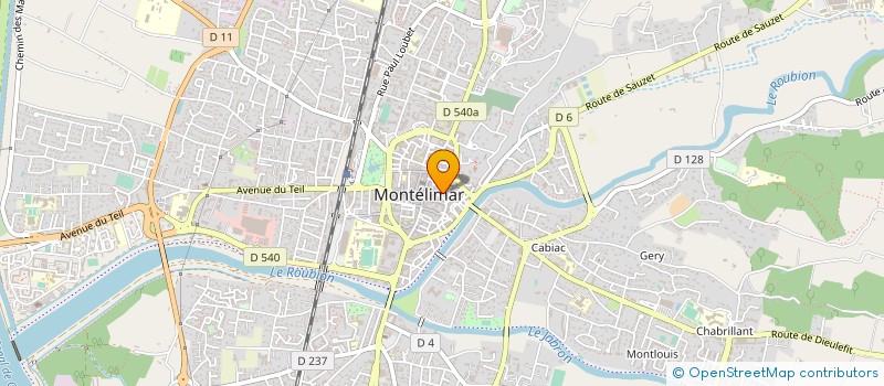 localisation de l'entreprise FIDJIE AND CO à MONTELIMAR