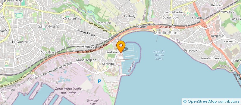 localisation de l'entreprise FIDJIS à BREST