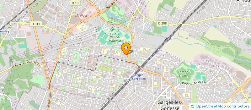 localisation de l'entreprise FIDJU DI KRIOLU  SARCELLES